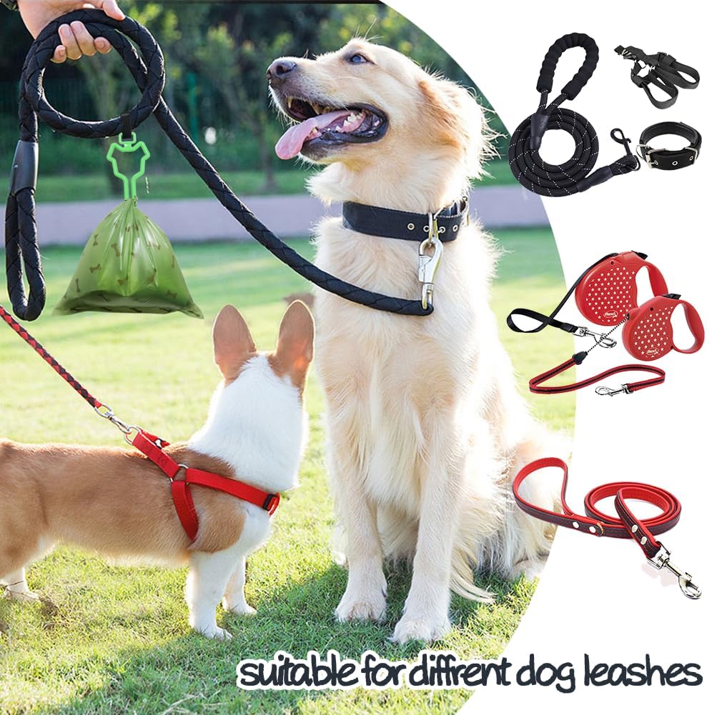 Dog Poop Bag Holder, Waste Bag Holder, Dog Poop Bag Carrier - Green / 10 Count (Pack of 1) - image 4