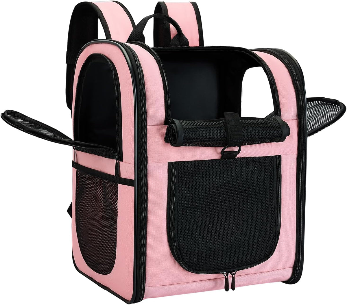 Apollo Walker Cat Backpack Carrier, Support Frame - Pink / Medium-Standard