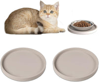 Arespark Pet Silicone Food Mat - Off white / 2 PACK