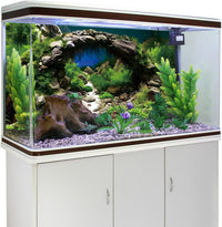 24x16 in Arch Stone Aquarium Backdrop Aquatic Plant Fish Tank - 36x20in/90x50cm - image 3