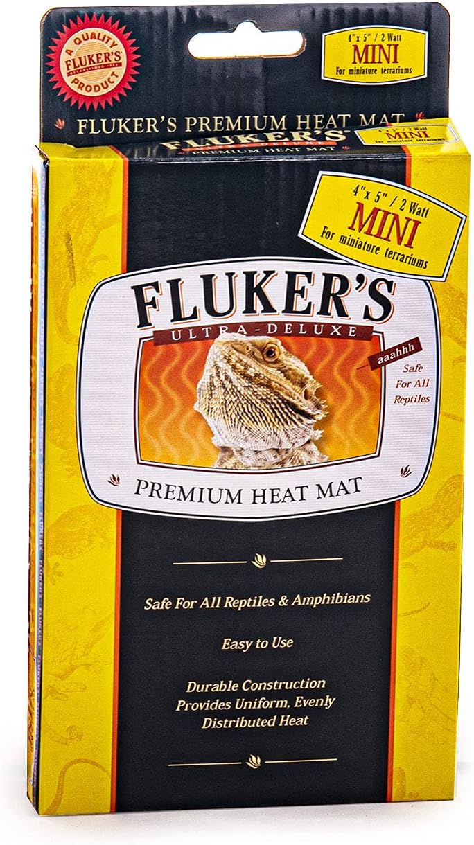Fluker's Premium Heat Mat for All Reptiles and Amphibians - Mini (4x5-Inch, 2-Watts) - image 2