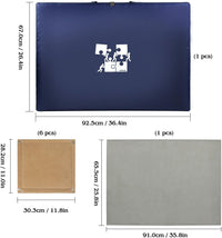 Lavievert 1500 Piece Jigsaw Puzzle Board with Padded Cover - Up to 1500 pcs - image 3