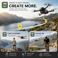 Holy Stone HS175D GPS Drone with 4K Camera for Adults - Matte Black - image 4