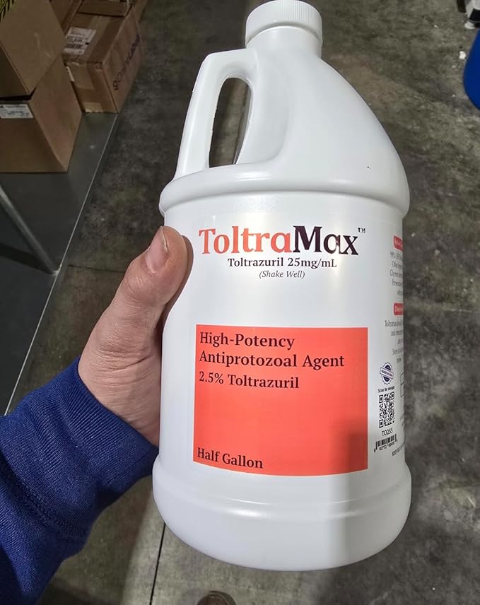 Toltrazuril 2.5% for Horses, Dogs, Cats, 1/2 Gallon, For Non-food chain animals, Peanut Butter