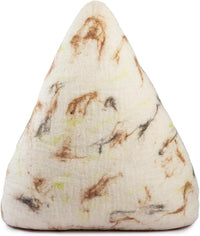 Luxurious Eco-Friendly Merino Wool Cat Cave Bed Teepee Design - Foldable Hideaway Pod for Indoor Cats - Premium Felt Kitten Beds - Covered Cat House for Ultimate Cozy Comfort by Woolygon