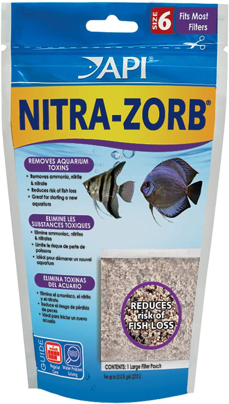 API NITRA-ZORB SIZE 6 Aquarium Canister Filter Filtration Pouch