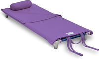 ROLLEE POLLEE Nap Sac Roll Up Napping Blanket with Attached Pillow - Purple