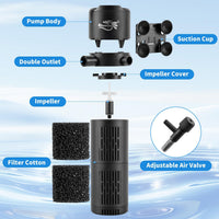 Aquarium Filter, Fish Tank Filter 4-in-1 for 30-80 Gallon Tanks - 12W (for 30-80Gal) - image 4