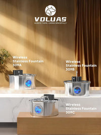 Voluas Replacement Cat Water Fountain Filters - 9 Filters+9 Sponges - image 2