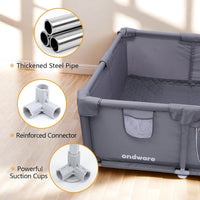 Whelping Box for Dogs and Puppies - 38×38×18in - image 3