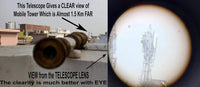 ALADEAN 19 inch brass Scout Regiment spyglass telescope with hand-stitched leather case - view 3