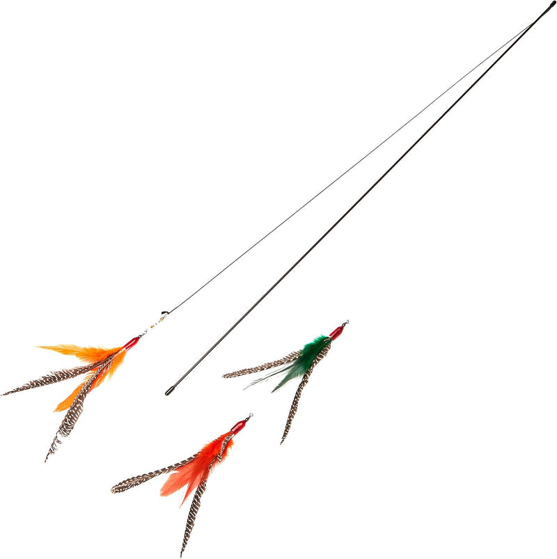 GoCat Da Bird Rod and Feather Cat Toy, Handmade in the USA – Essentials for Cats
