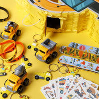 FIGEPO construction dump truck pinata for kids birthday parties, 16.5 inch - view 3