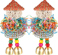 Bird Toys, Cockatiel, Conure, Love Birds, Parakeets - Medium D