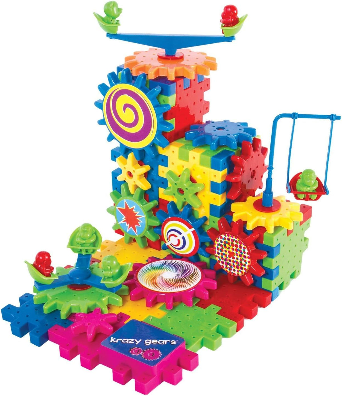 Gear Building Toy Set, Interlocking Learning Blocks