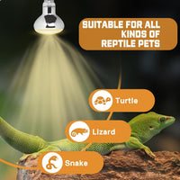 LUCKY HERP Heat Lamp Bulbs, 150W Reptile Heat Lamp 2 Pack - Clear Reptile Heat Lamp / 100W 1-Pack - image 4