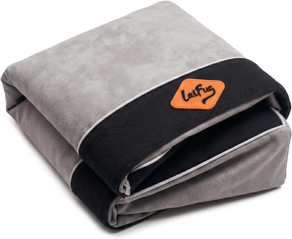 Laifug Dog Bed Removable Washable Cover 50"x36"x10" Slate Grey – Essentials for Dogs - Slate gray / 50"L x 36"W x 10"Th
