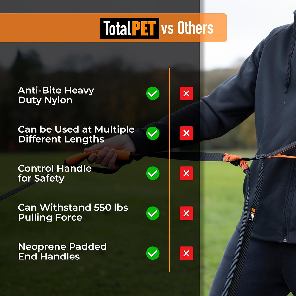 100ft Long Leash for Dogs - 30ft - image 4