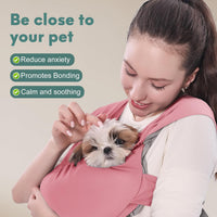 Supet Dog Sling Carrier for Small Pet - Pink / Regular - image 4