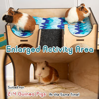 SoulThink Large Guinea Pig Hideout & House - Fluffy Cushion - image 4