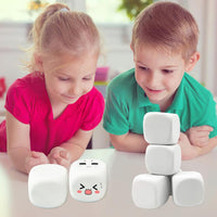 QIDIWIN 12 blank white EVA foam dice for kids to paint and decorate - view 11