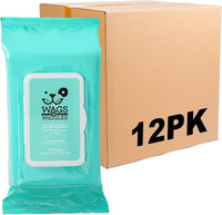 Wags & Wiggles Hypoallergenic Dog Wipes, Fragrance-Free - Fragrance Free - Hypoallergenic / 100 Count (Pack of 12)