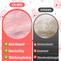 15.7" x 14" Bunny Bed for Rabbit Cage, Thickened & Soft – Daily Care for Small Pets - Pink / 15.7 x 14In - image 4