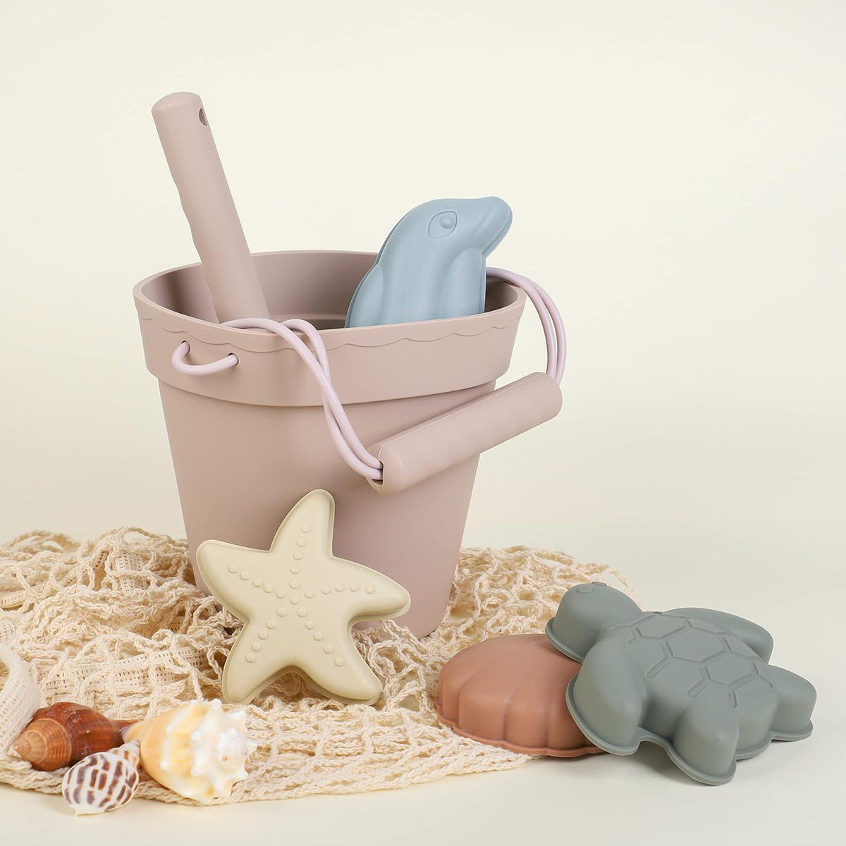 BLUE GINKGO Silicone Beach Toys - Pale Pink - image 2