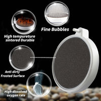 Fish Tank Bubbler, 3.2 Inch Aquarium Air Stone Kit, Nano Quiet Oxygen Diffuser for 20-70 Gallon - 10cm, for 35-100 Gal - image 3