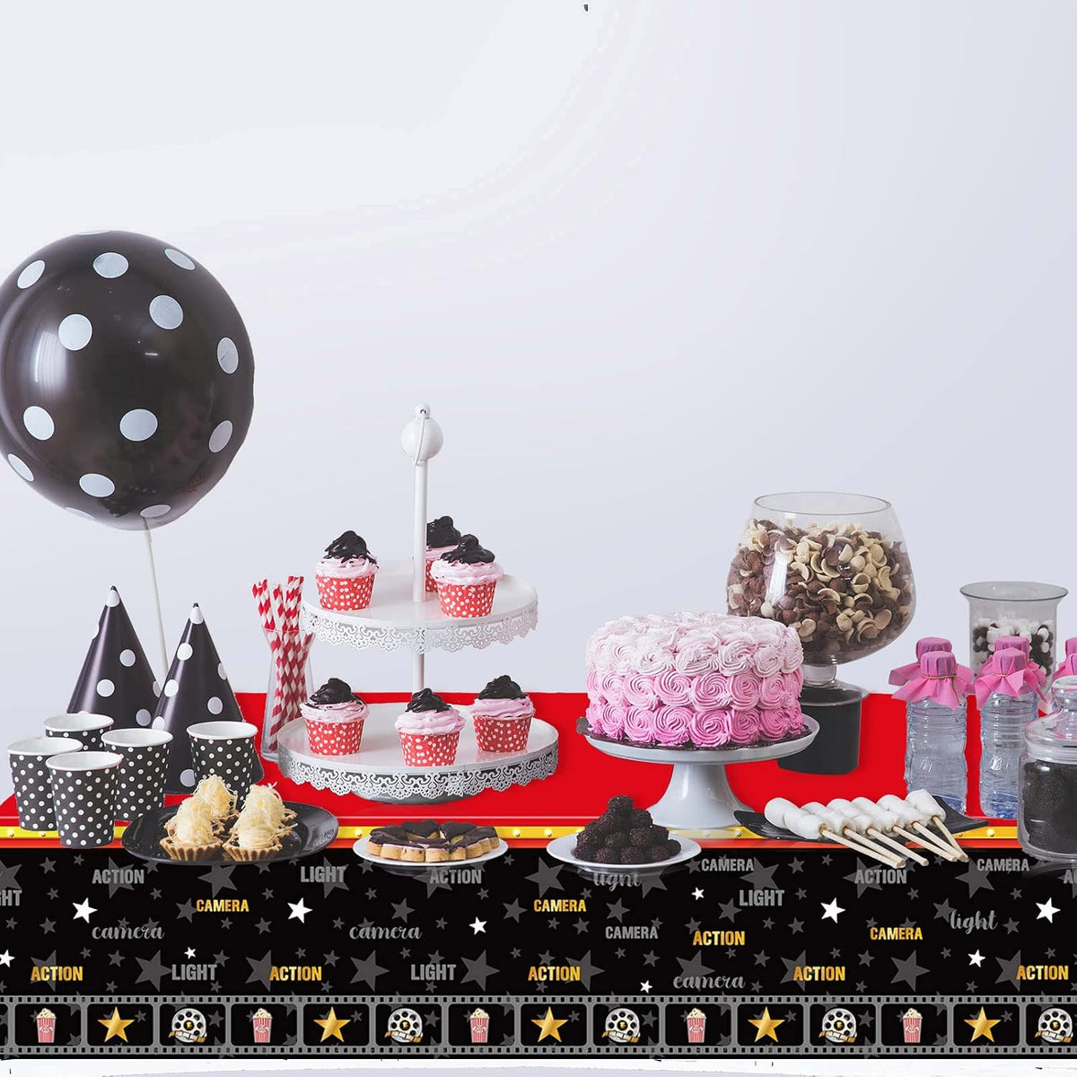 Irenare 1 Piece Cobblestone Stone Tablecloth - 3 / Movie Night - image 2