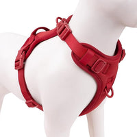 No Pull Dog Harness, Puppy Vest with Front Clip for Small Medium Large Sized Dog(Burgundy Red,XS)