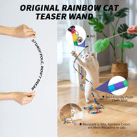 FYNIGO Interactive Cat Wand Toys for Indoor Cats - 14 Pack Cat Wand Set - image 4