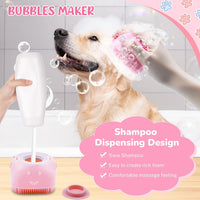 Dog Grooming Kit for Shedding, Bath Gloves - 8 PACK / Pink - image 3