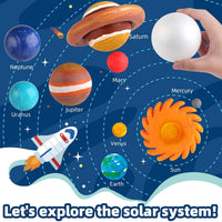 wookidel 64 PCS Solar System Project Kit, Solar System for Kids – Fun for Kids & Family - White - image 3