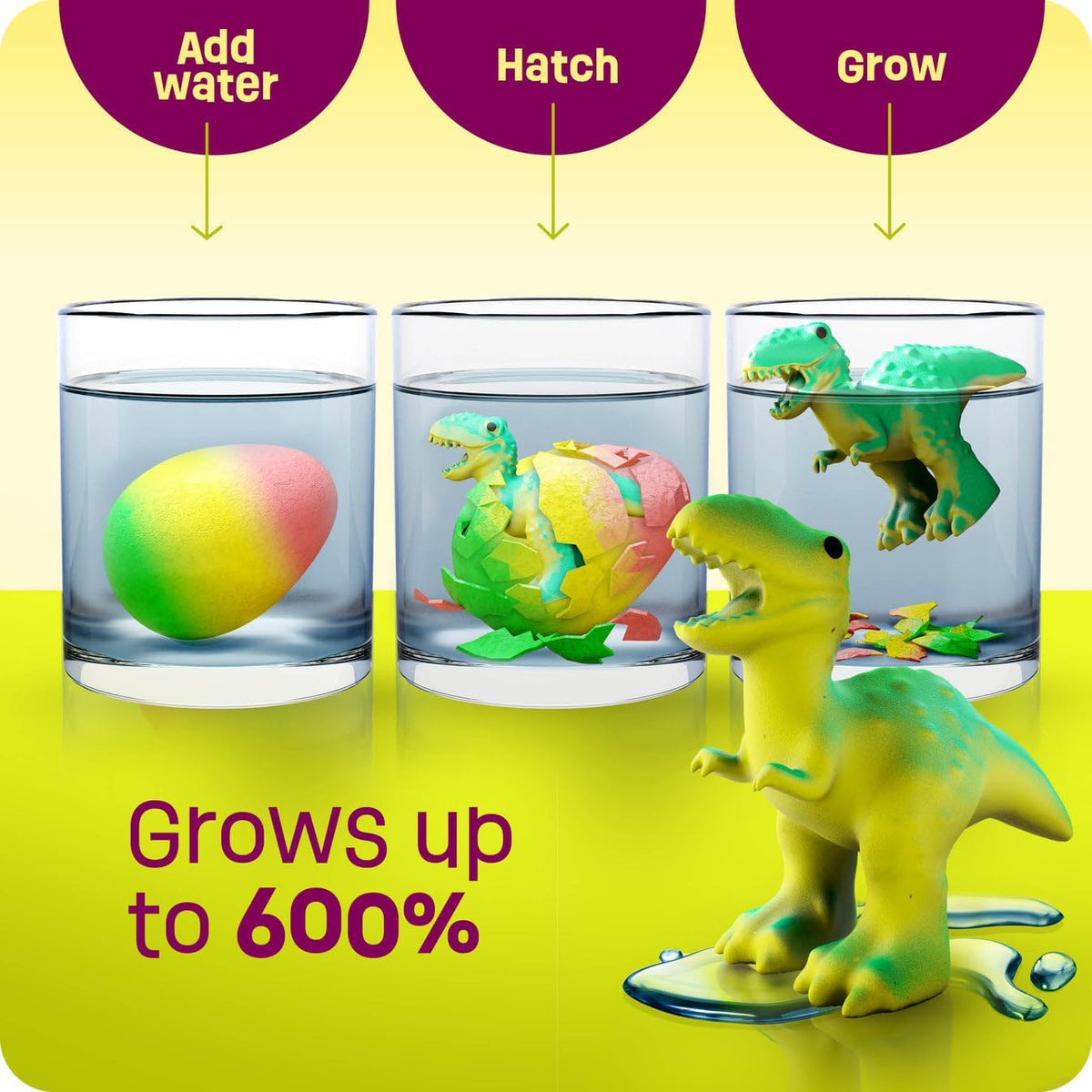 Dinosaur Hatching Surprise Eggs for Kids, Dino Toys - image 2