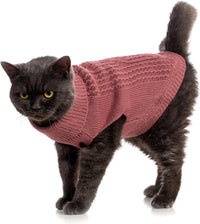 Cat Sweater Stretchy, 19 Colors, 6 Sizes - Maple Leaf Red / Medium / Vest - image 3