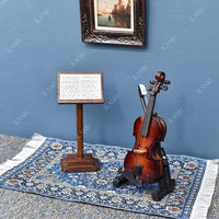 iLAND Miniature Dollhouse Accessories of Carpet for Dollhouse - 2pcs Brilliance - image 2