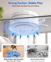 PetBusy Smart Interactive Cat Toys for Indoor Cats Chasing - Blue - image 4