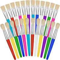 YGAOHF 24 Pcs Paint Brushes for Kids Bulk - 24 Pack