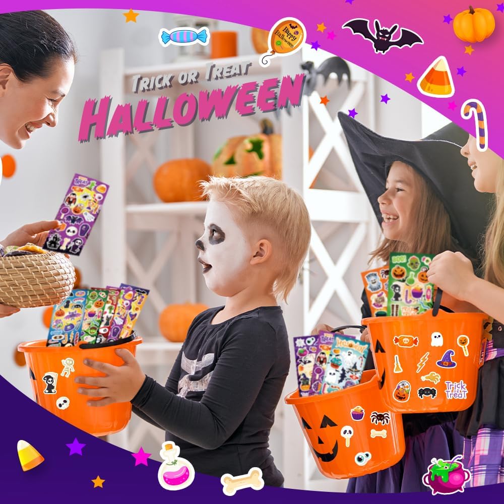 KARSLORA cute stickers for kids, 36 sheets of animal, fruit and dinosaur vinyl stickers - view 6