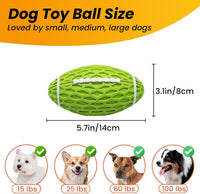 Puppy Toy, Interactive Squeaky Dog Ball Toys for Small Dogs – Essentials for Dogs - Green / Large - image 2