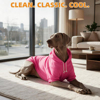 Dog Hoodie for Large Medium Small Dogs - Deep Pink / Small/Medium - image 3