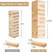 ApudArmis Giant Tumble Tower - XL-Over 5FT / Burlywood - image 2