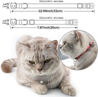 18Pcs Puppy Collars for Litter, Reflective Cat Collar - footprint / Breakaway - image 4