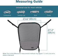 Petsfit Dog Car Barrier Vehicle Pet Barrier Backseat Mesh Dog Car - Medium - image 2