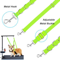 Dog Grooming Belly Strap Belly Band & Loop 3 Sets Adjustable Dogs - green - image 4