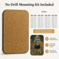 Cat Wall Scratcher, Art Cat Scratching Board for Indoor Cats – Essentials for Cats - Flower Garden - image 4