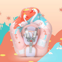 Swimbobo Inflatable Baby Swim Float with Sun Canopy Size Improved - Large / Pink Swan - image 3
