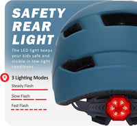 Kids Bike Helmet, Toddler Youth Helmet for Boys Girls, Ages 3-5 - Matte Blue / 50cm-57cm/19.7''-22.4'' - image 4