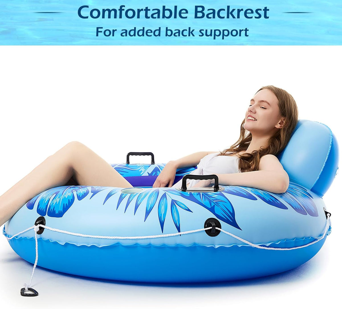 Jasonwell Inflatable River Tube Float - X-Large / Blue - image 2